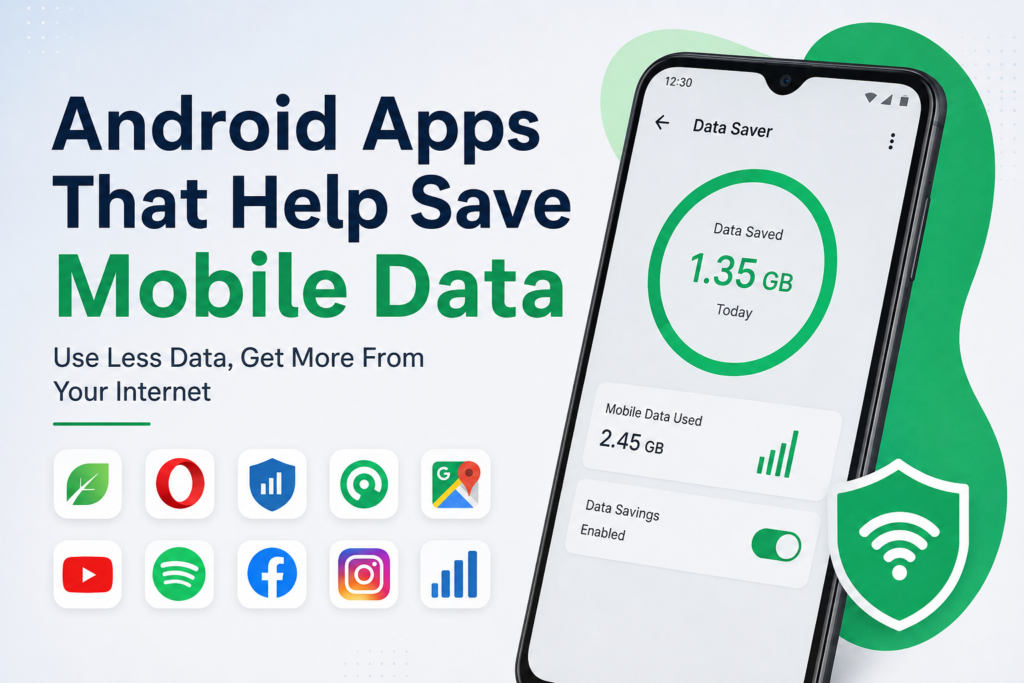 Android Apps That Help Save Mobile Data
