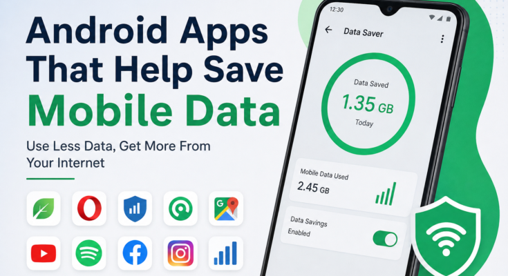 Android Apps That Help Save Mobile Data