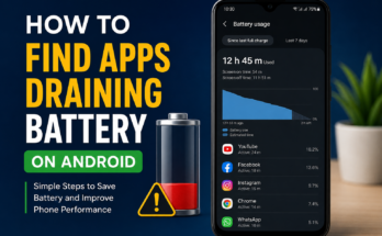 How to Find Apps Draining Battery on Android