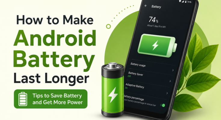 How to Make Android Battery Last Longer