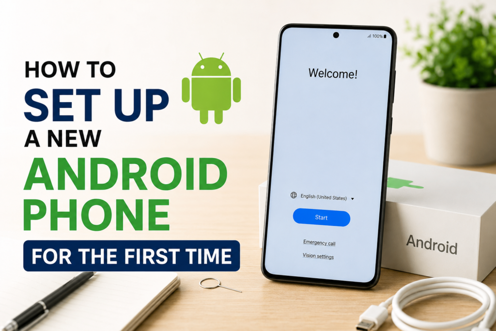 How to Set Up a New Android Phone for the First Time