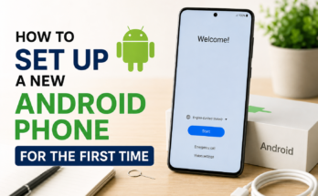 How to Set Up a New Android Phone for the First Time