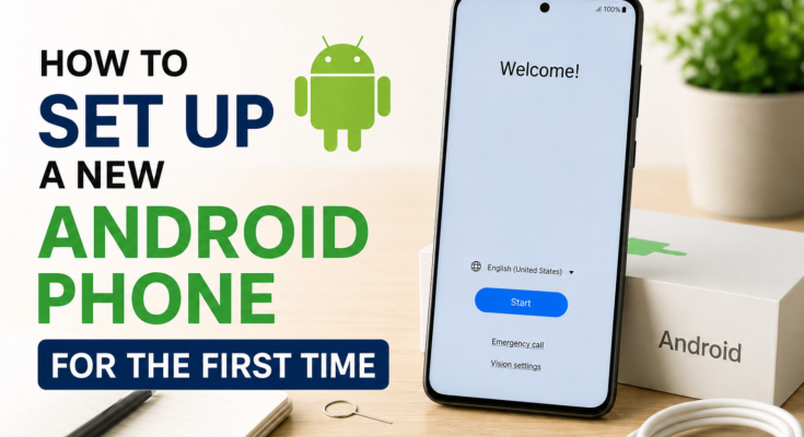 How to Set Up a New Android Phone for the First Time
