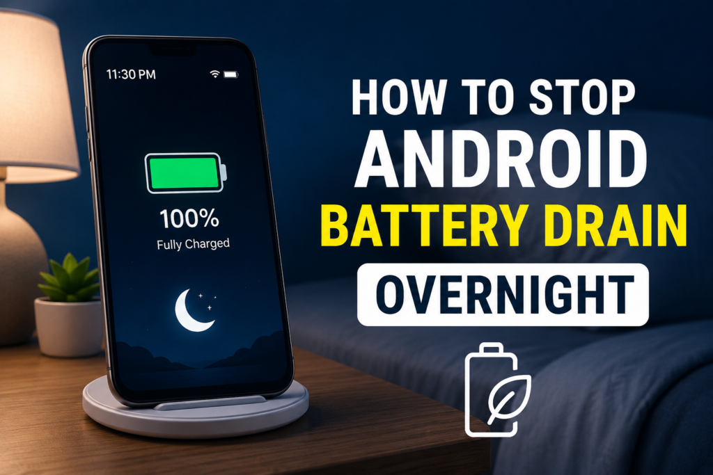 How to Stop Android Battery Drain Overnight