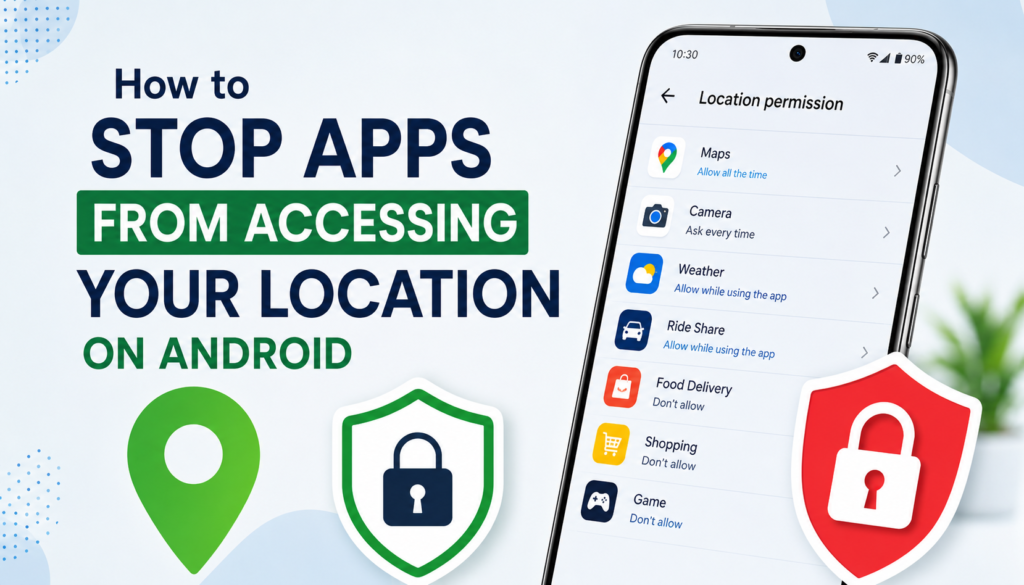How to Stop Apps From Accessing Your Location on Android