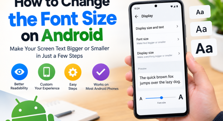 How to Change the Font Size on Android