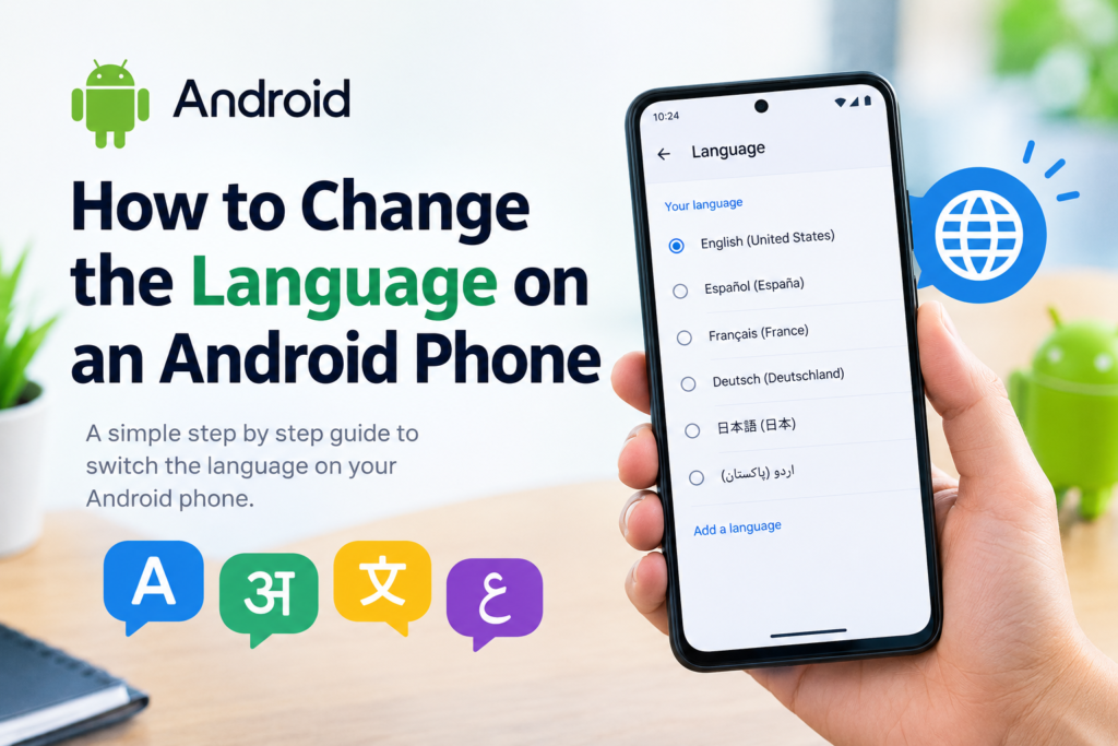 How to Change the Language on an Android Phone