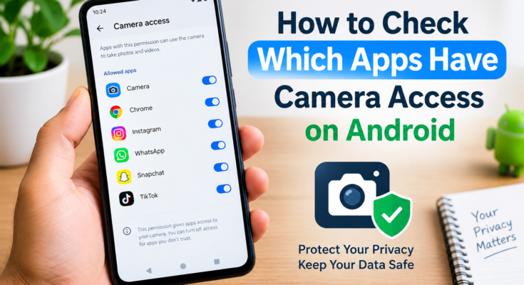 How to Check Which Apps Have Camera Access on Android
