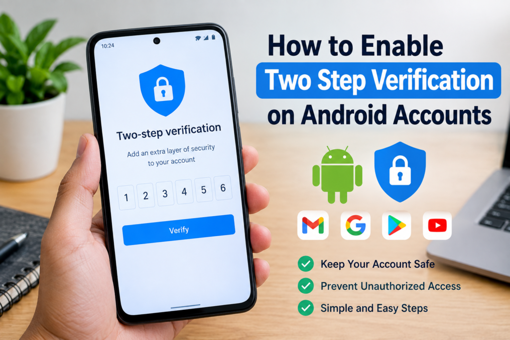 How to Enable Two Step Verification on Android Accounts