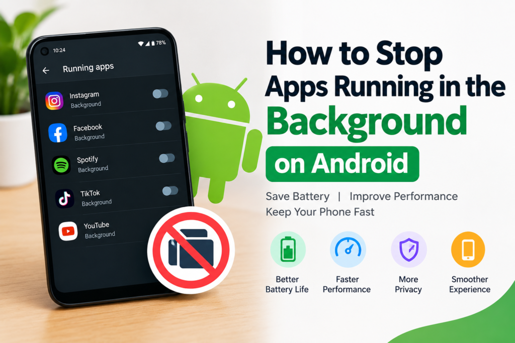 How to Stop Apps Running in the Background on Android