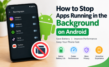 How to Stop Apps Running in the Background on Android