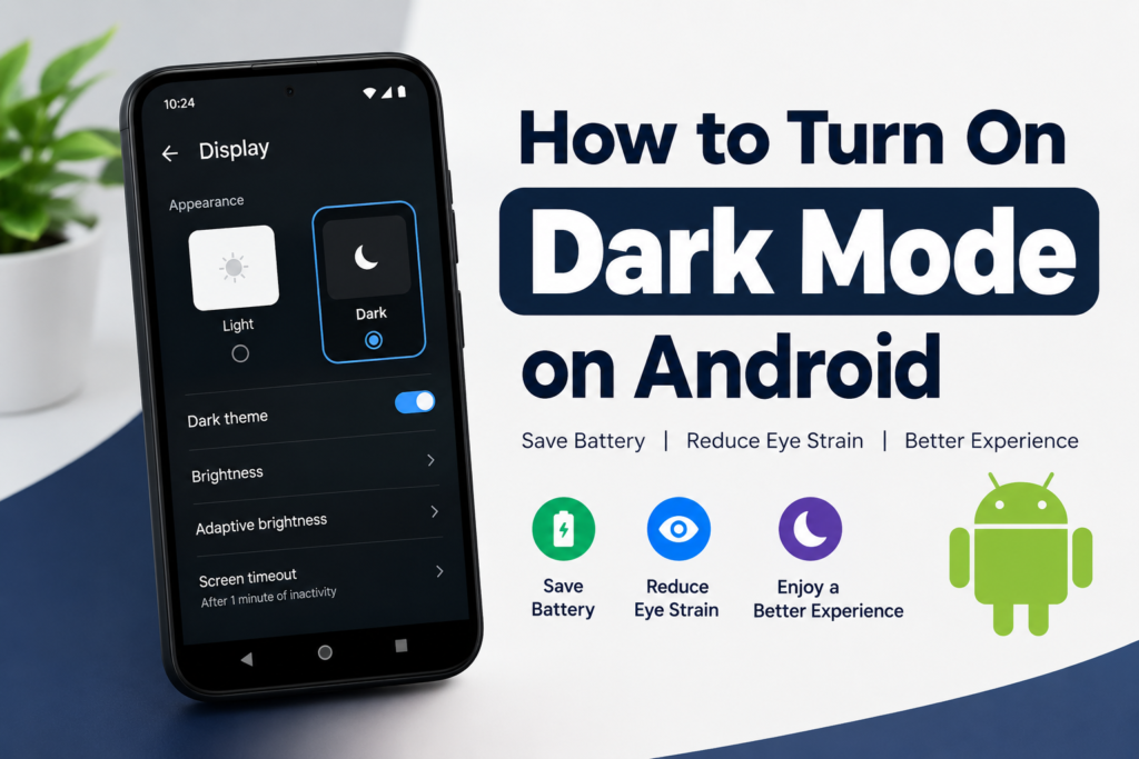 How to Turn on Dark Mode on Android
