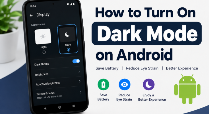 How to Turn on Dark Mode on Android